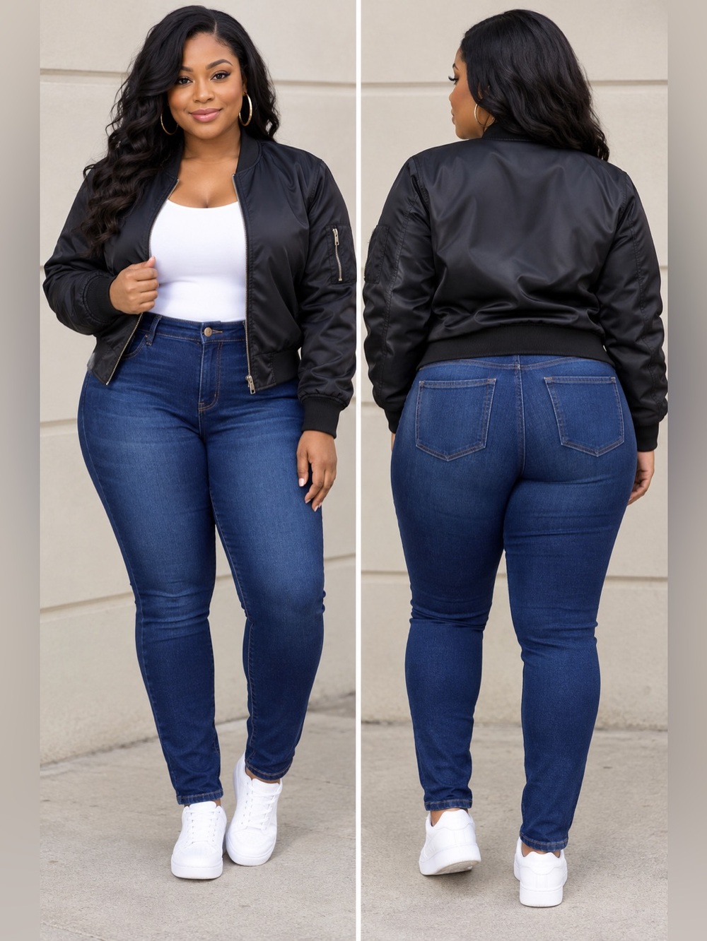 1822 Butter Denim Women's Indigo Skinny Jeans